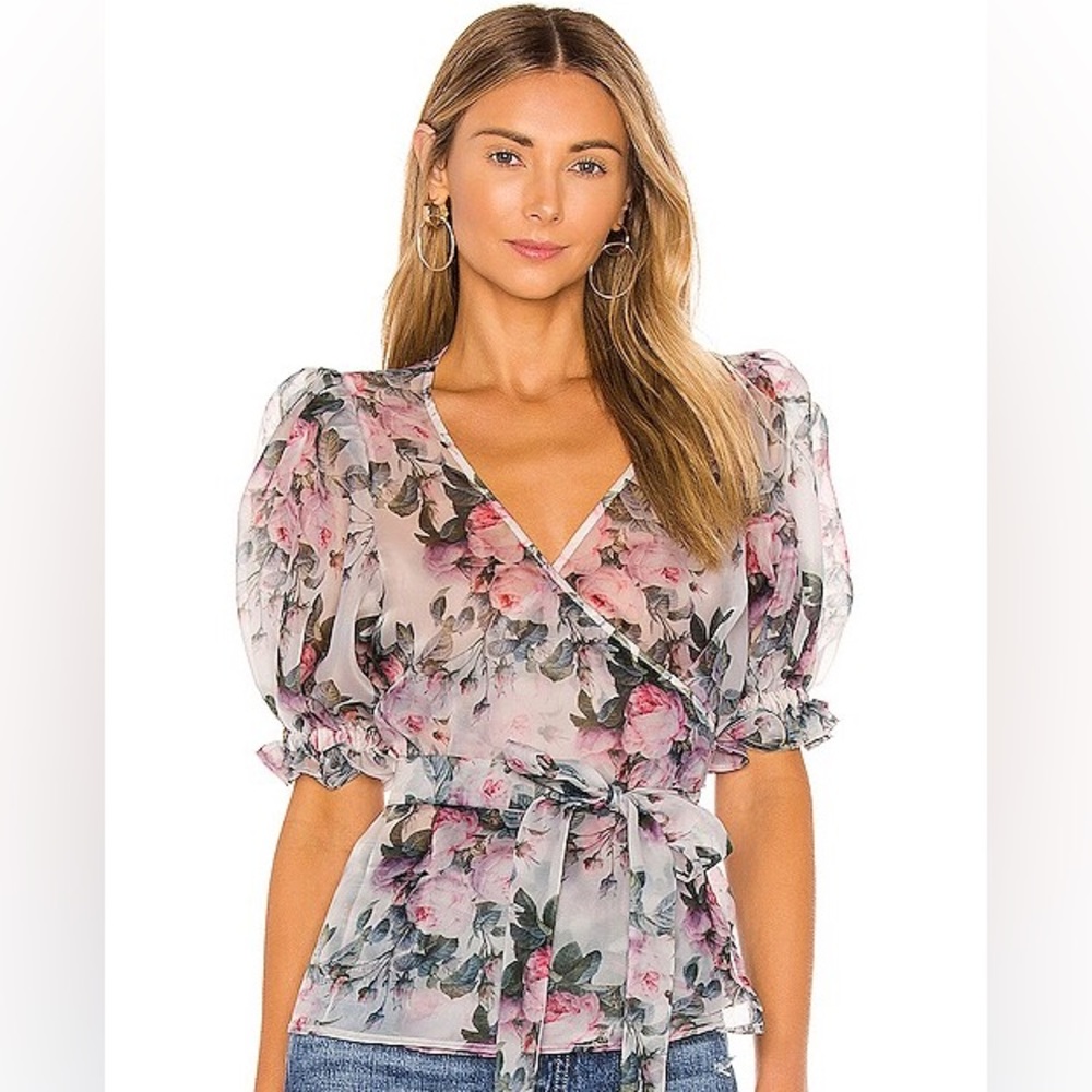 Selkie - The Cloud 9 Top in Garden Rose EUC